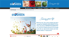 Desktop Screenshot of ensheen.net